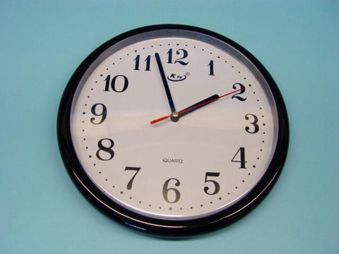 CLOCK WALL-BATTERY OPERATED