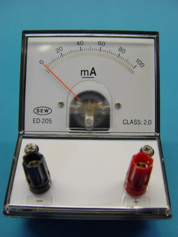 AMMETER 0-100mA DC  ED205