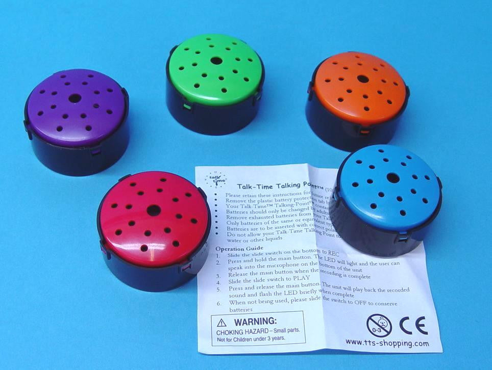 TALKING POINT BUTTONS PKT6 10S