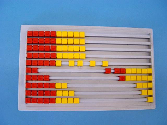 ABACUS SLIDE 2 COLOUR 100 BEAD