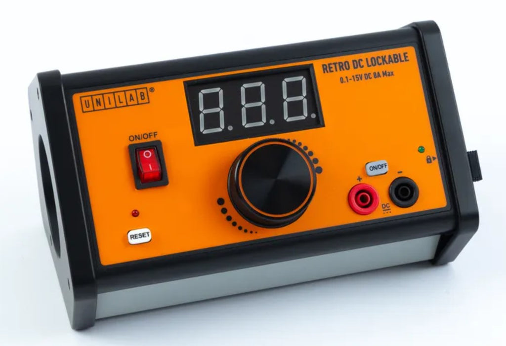 POWER SUPPLY DC 15V 8A  LOCKABLE