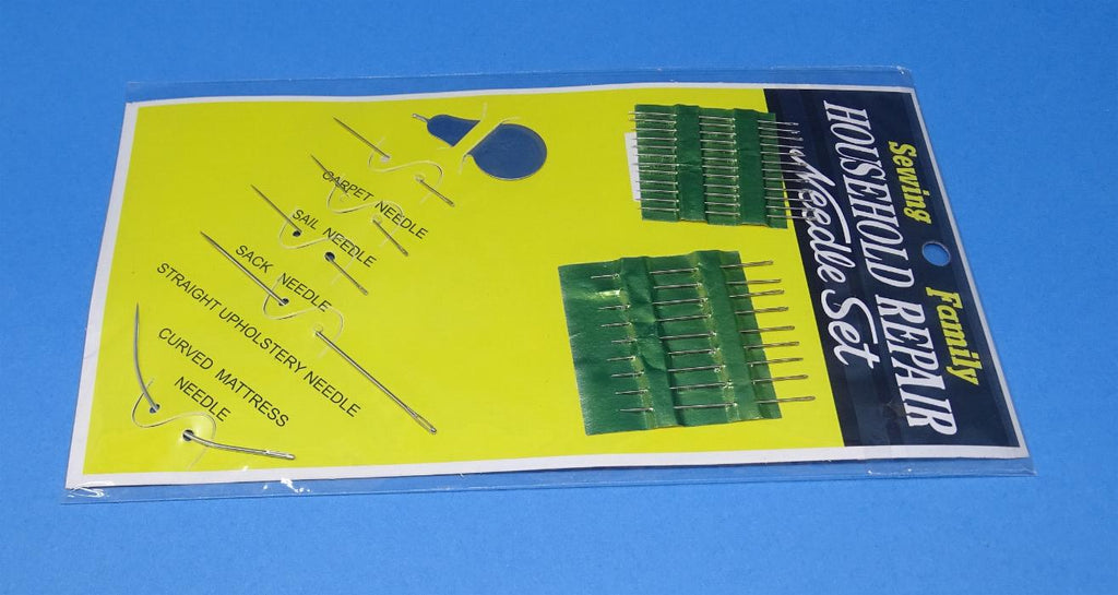 NEEDLES SEWING PKT ARMY/NAVY