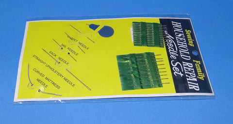NEEDLES SEWING PKT ARMY/NAVY