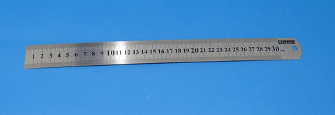 RULER METAL FLAT 300mm