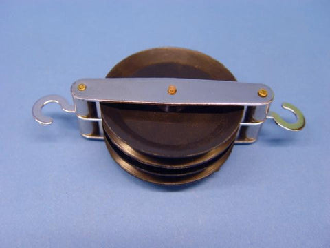 PULLEY DOUBLE PLASTIC