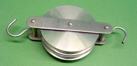 PULLEY DOUBLE ALUMINIUM
