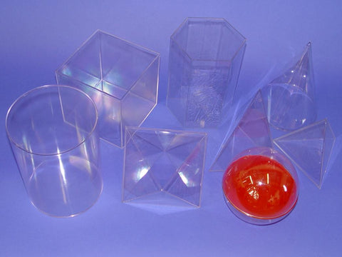 GEOMETRIC SOLIDS SET 8 SHAPES