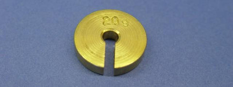 MASSPIECE BRASS SLOTTED  20g