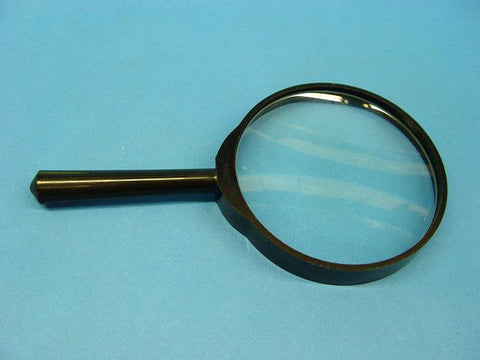 MAGNIFIER GLASS 75mm BLACK