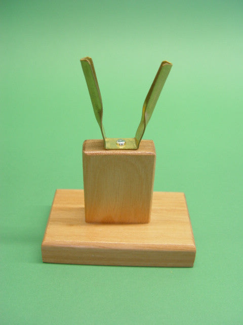 LENS HOLDER WOOD 50mm BRASS V