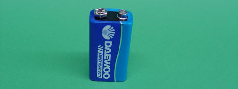 BATTERY 9V SMALL RECTANGULAR