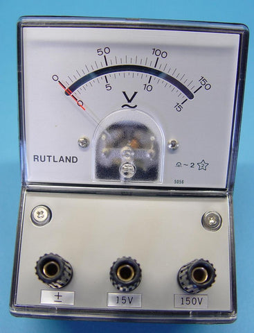 VOLTMETER 15/150V AC   KEW