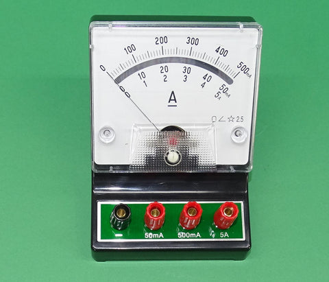 AMMETER ECONO 50mA/500mA/5A DC