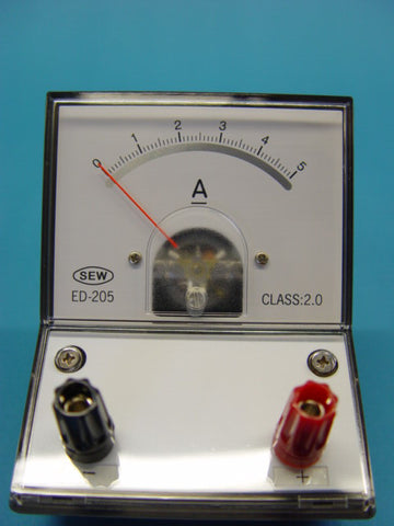 AMMETER 0-5A DC  ED205