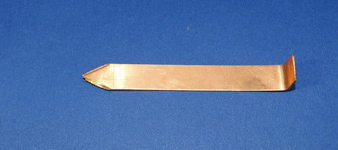 COPPER STRIP POINTED 10x80mm