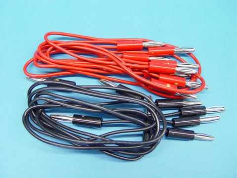 LEADS SET 8 BANANA/BANANA R/B