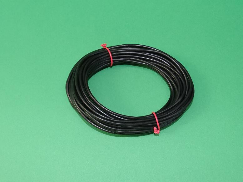 WIRE STRANDED 10m 5A BLACK