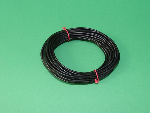 WIRE STRANDED 10m 5A BLACK