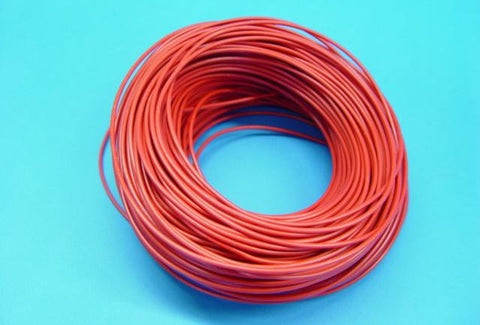 WIRE STRANDED 100m  5A RED