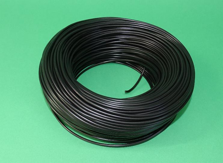 WIRE STRANDED 100m  5A BLACK