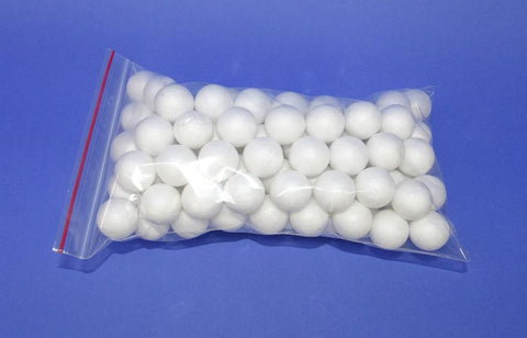 POLYSTYRENE SPHERES 25mm PK100