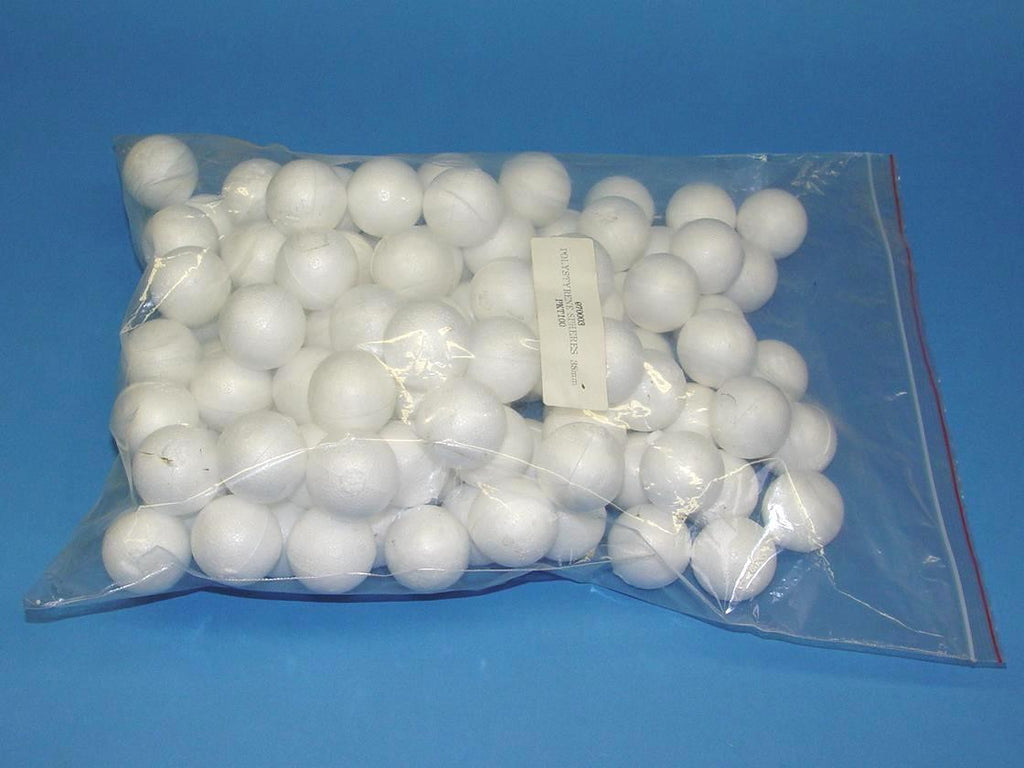 POLYSTYRENE SPHERES 38mm PK100