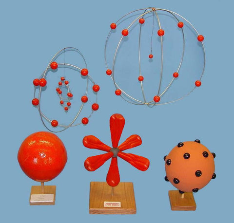 ATOM MODEL HISTORICAL SET OF 5