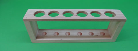 STAND TEST TUBE 6H WOOD 38mm