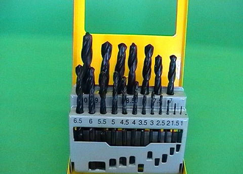 DRILL BIT SET 19 DRILLS 1-10mm