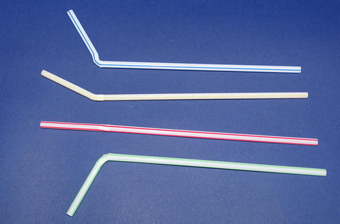 STRAWS DRINKING BENDY PKT100