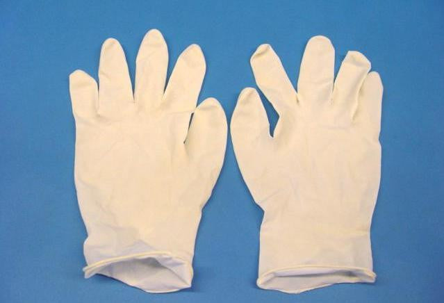 GLOVES LATEX DISPOSABLE (PAIR)