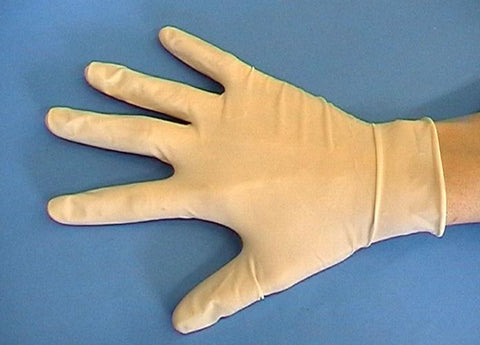 GLOVES LATEX DISPOSABLE BOX100