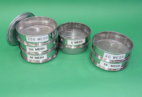SIEVES SET OF 6  SOIL