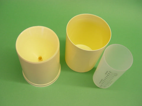 RAIN GAUGE PLASTIC WHITE