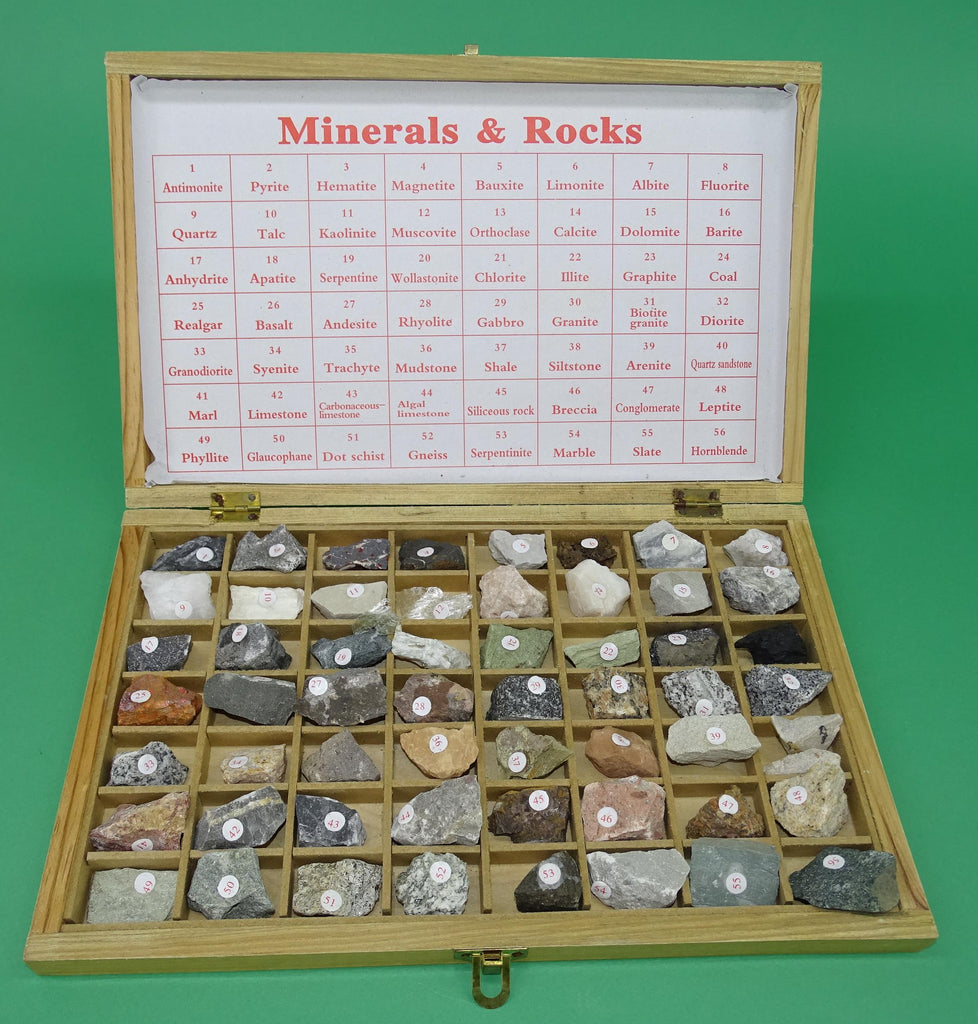 Introductory Rock Collection, 15 specimens