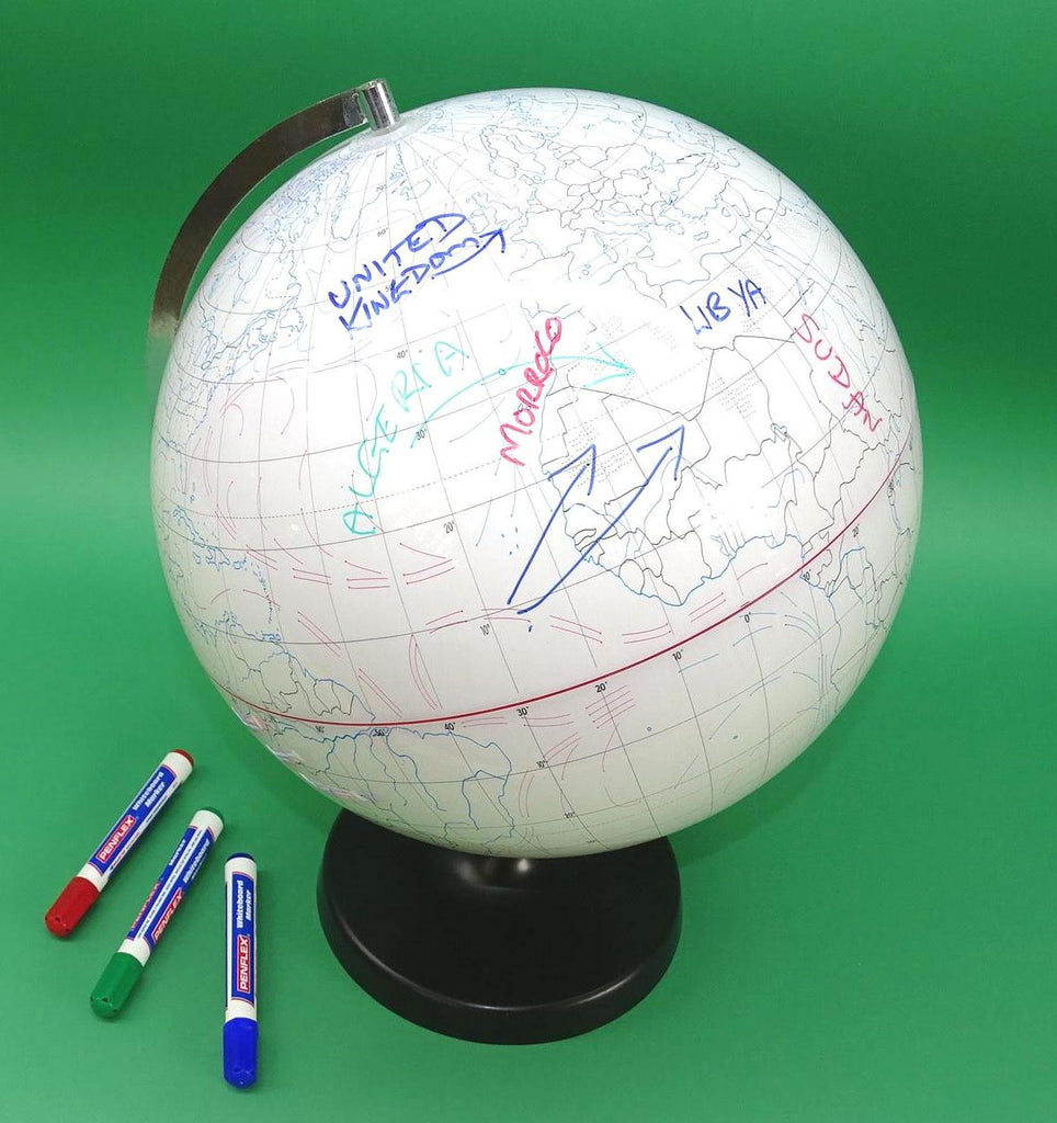 GLOBE WHITE WRITABLE