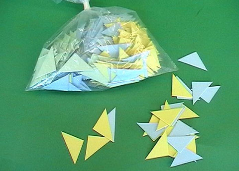 CARD TRIANGLES 0.25mm PKT 1000