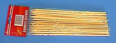 SKEWERS WOODEN PKT 50  4mm