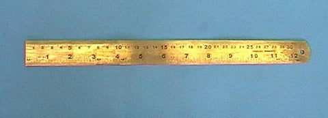 RULER METAL FLAT 300mm
