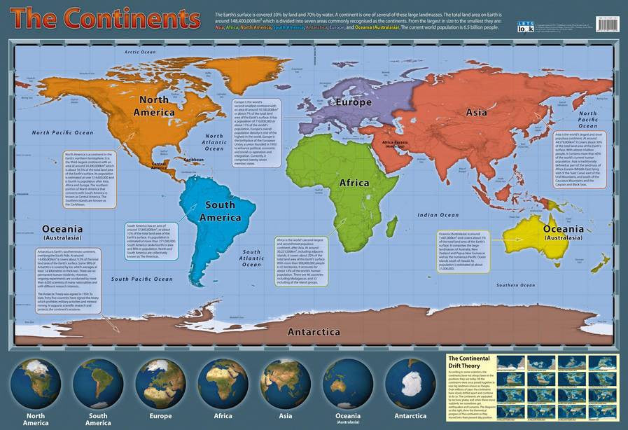 CHART THE CONTINENTS
