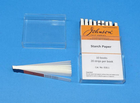 STARCH TEST PAPER PKT OF 10