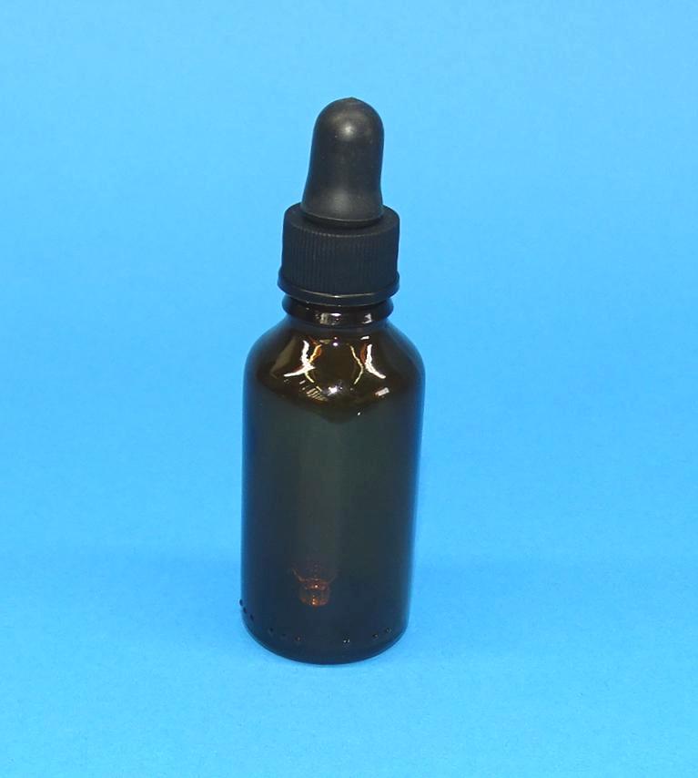BOTTLE DROP  30ml AMBER CAP+PI