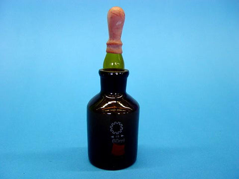 BOTTLE DROP  60ml AMBER PIPETT
