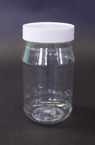 JAR PLASTIC CLEAR  350ml