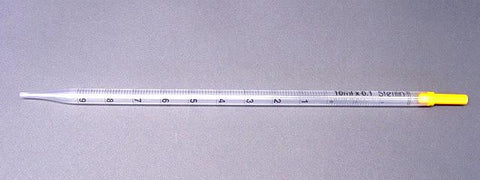 PIPETTE PLASTIC 10ml GRAD