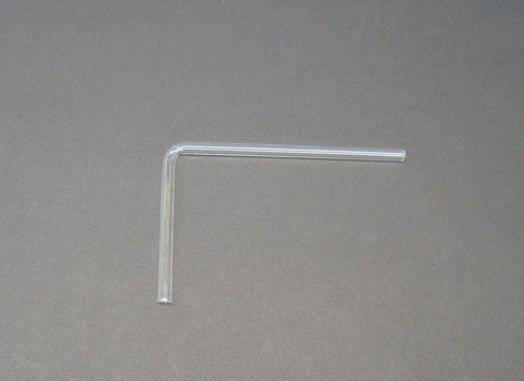 TUBE DEL GLASS 5x60x100mm BENT