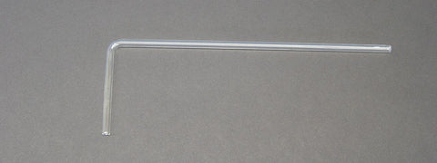 TUBE DEL GLASS 5x60x200mm BENT