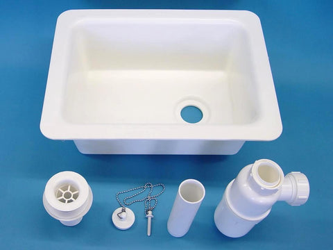 SINK LAB PP 418x317x220mm DEEP